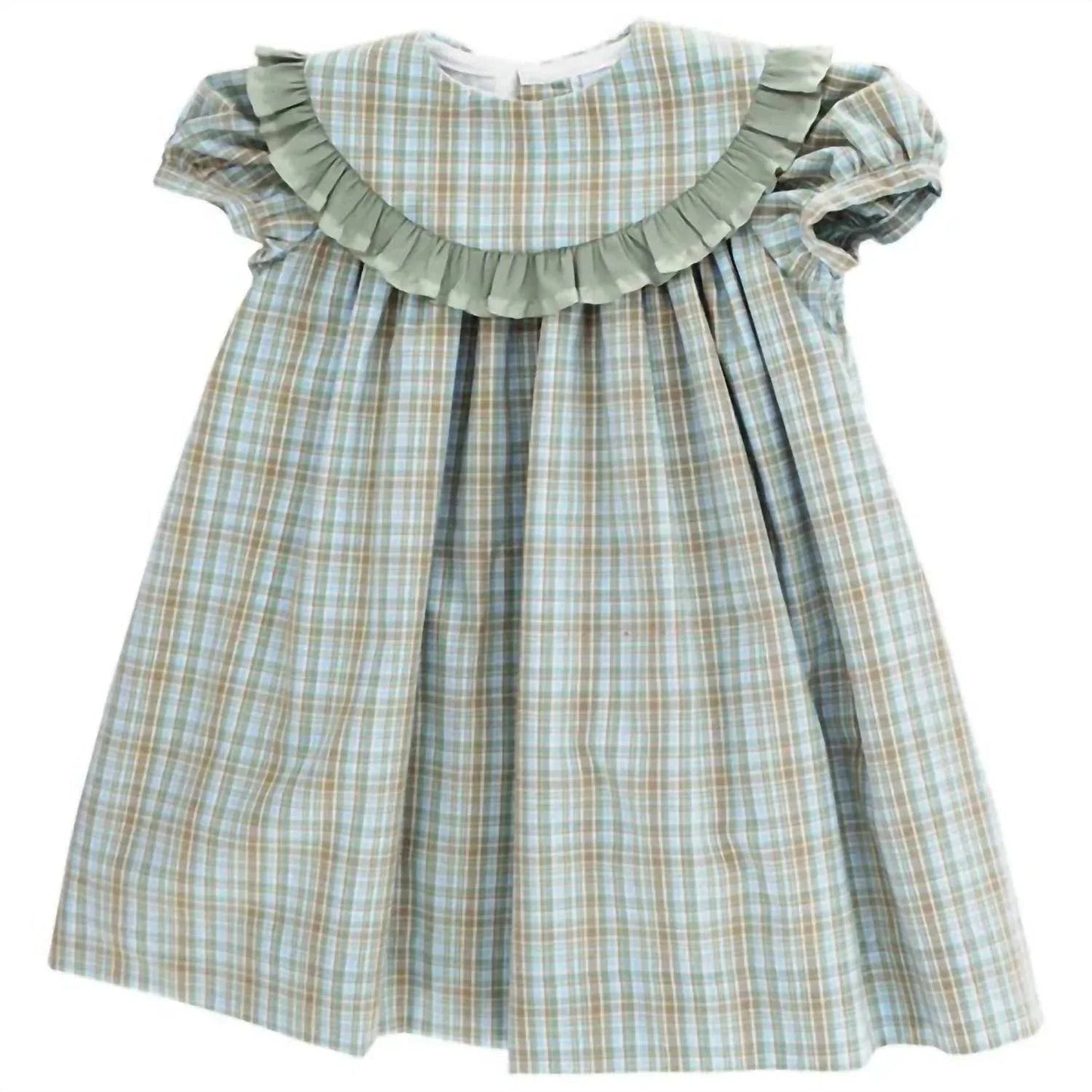 Girl's Brownstone Plaid Float Dress
