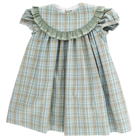 Girl's Brownstone Plaid Float Dress