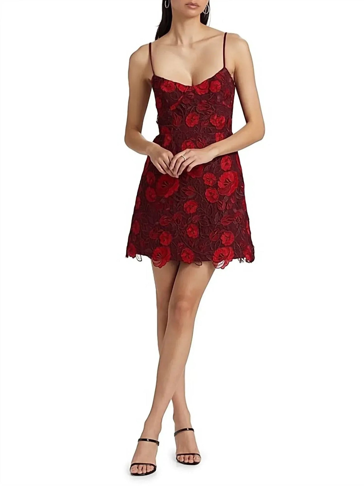 Damen Arielle Ärmelloses kurzes Kleid