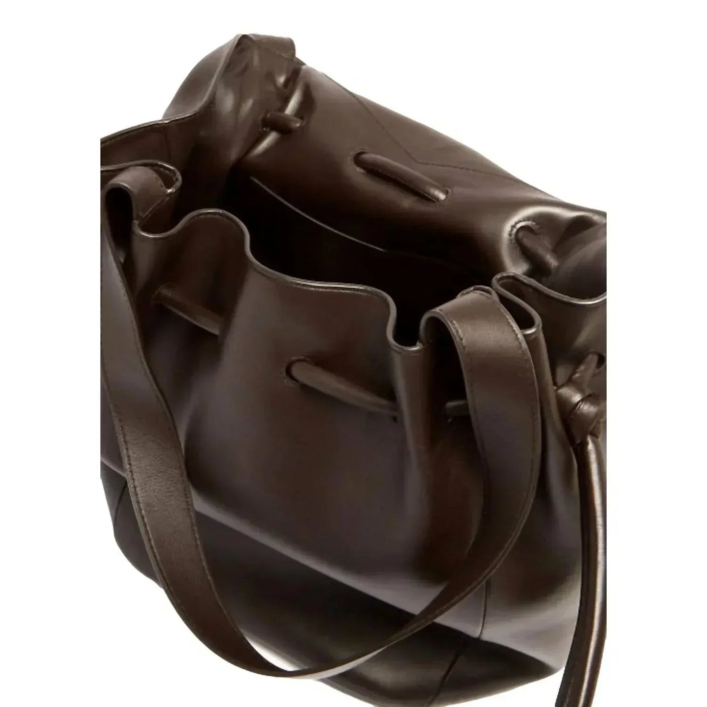 Beak-Schultertasche für Damen aus Kalbsleder
