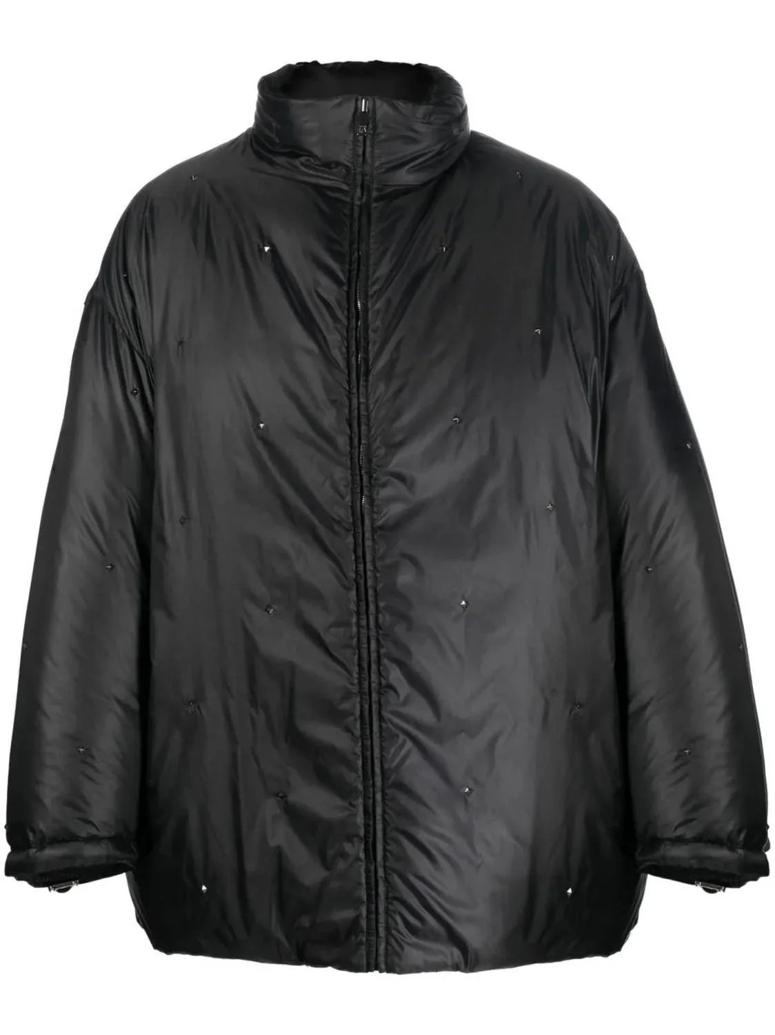 Wendbare Rockstud-Daunenjacke