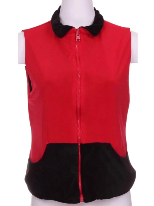 Women's Velvet Reversible Vest