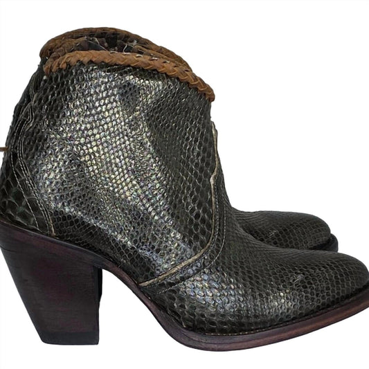 Women's Kyra Exotic High Heel Ankle Boots