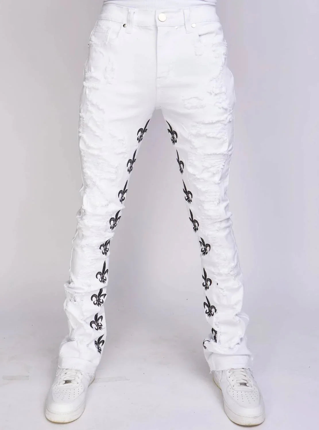 Herren Barkley Stacked Embroidery 5-Pocket-Hose