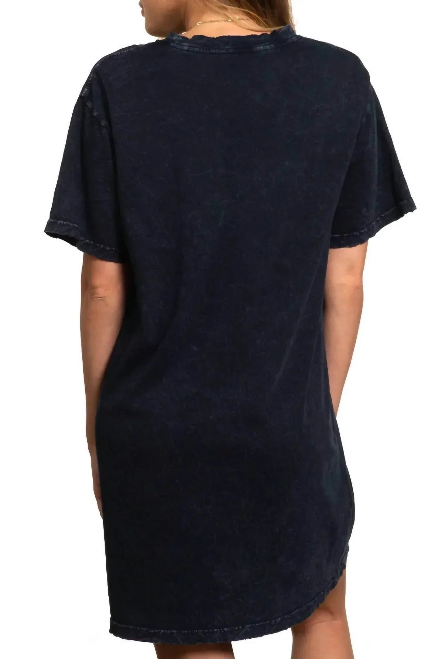 Kosmisches Wildnis Kurzarm-Hemdkleid