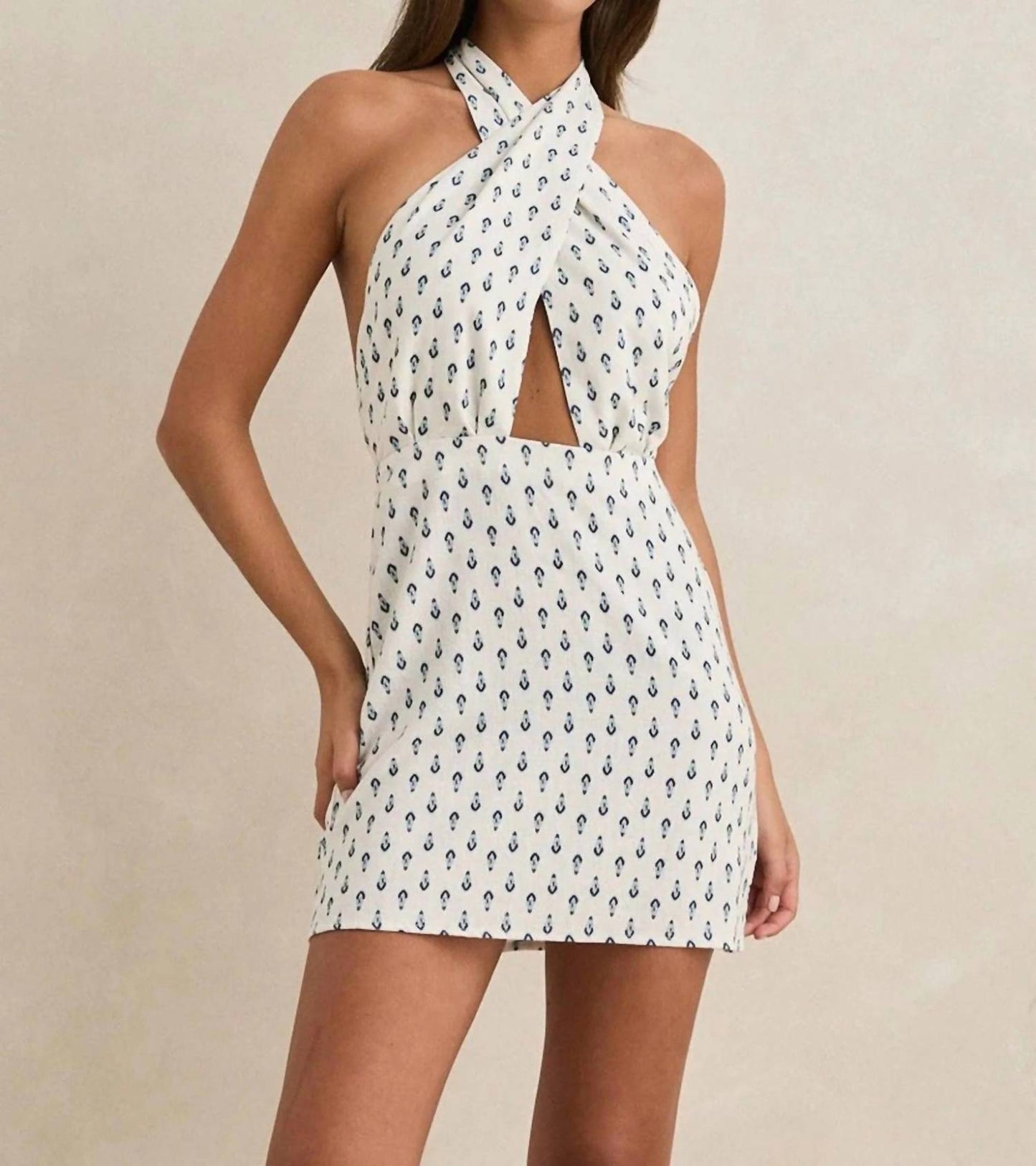 Seacliff Halter-Minikleid