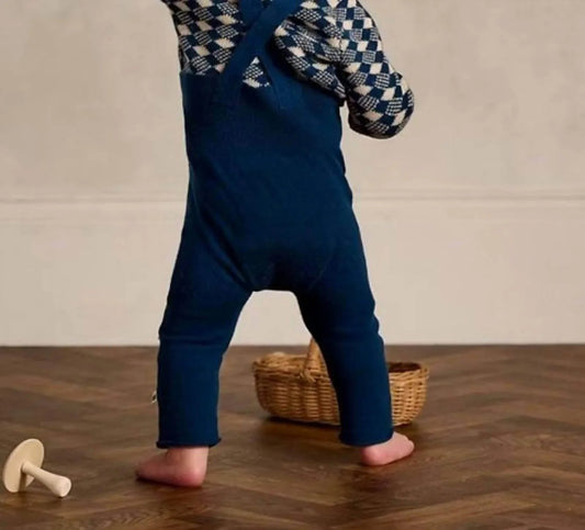 Babys Sweater Set Dungaree Jumpsuit