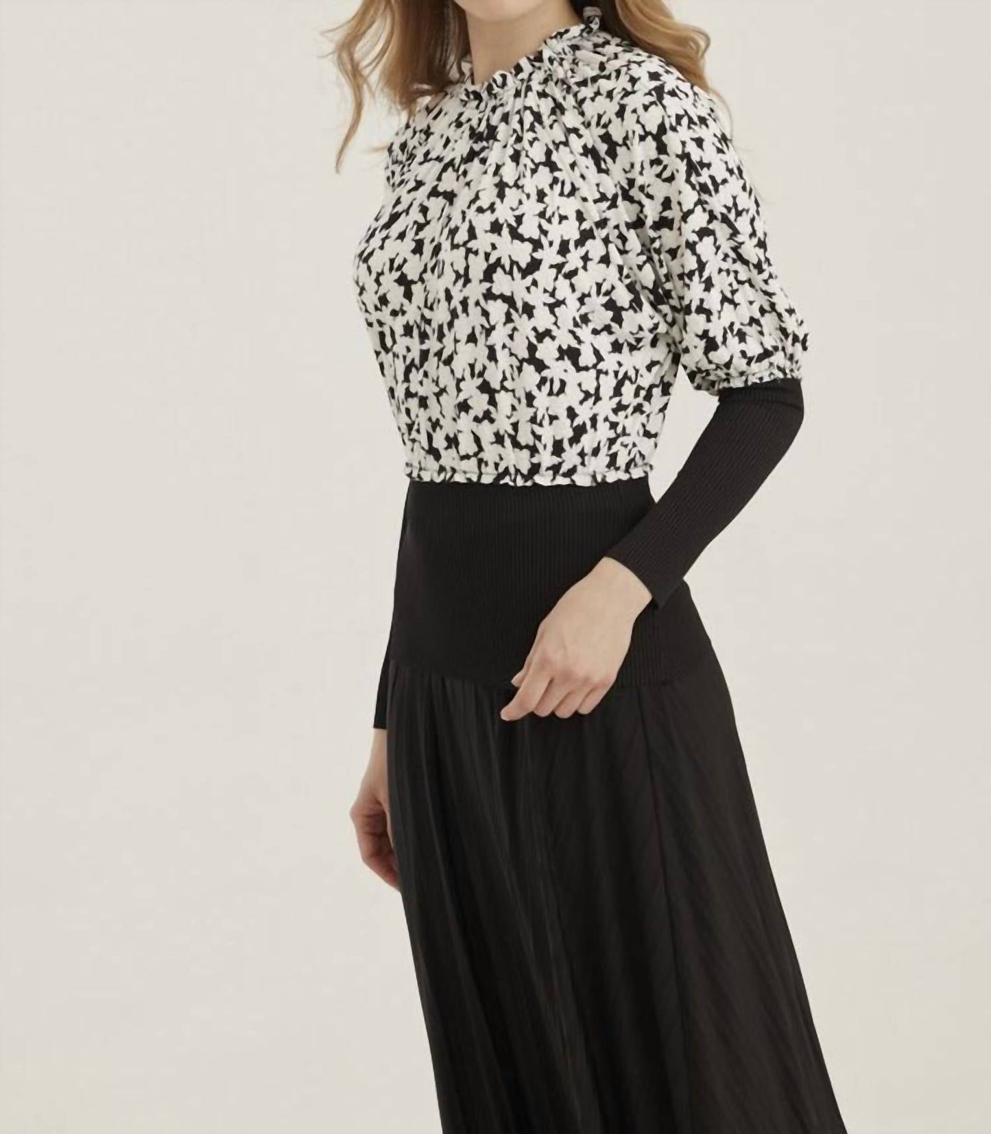 Pullover mit Blumenmuster