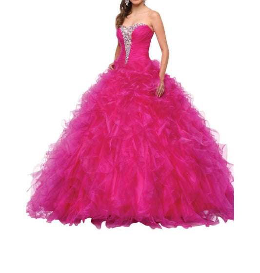 Elegant Sequined Sweetheart Ball Gown