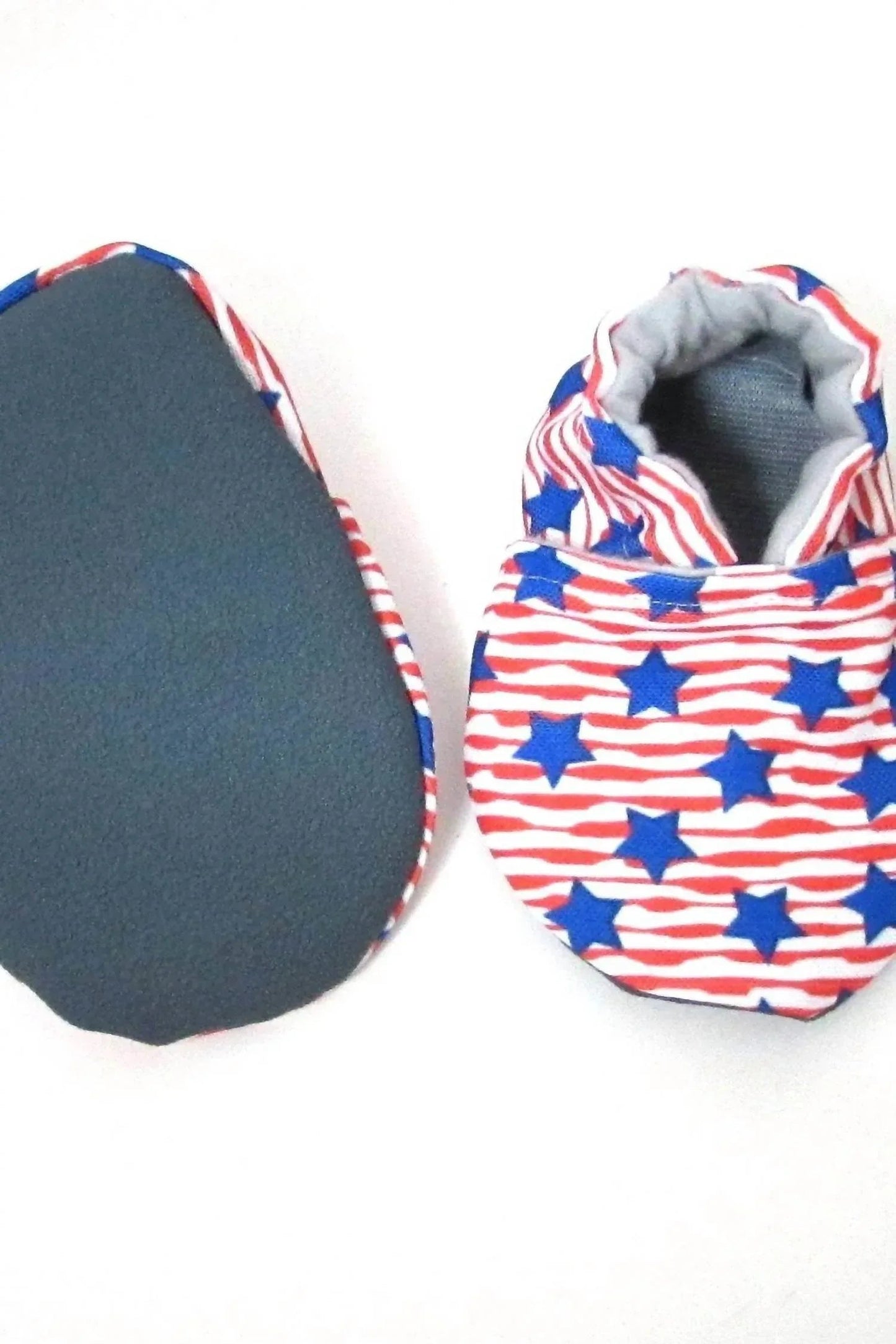 Baby Stars and Stripes Leinenschuhe