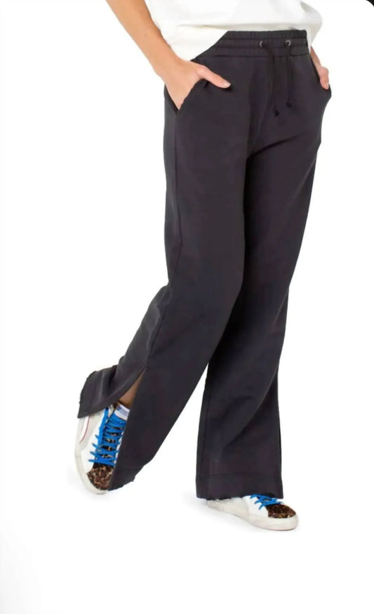 The Chute Tie Waist Slit Pants