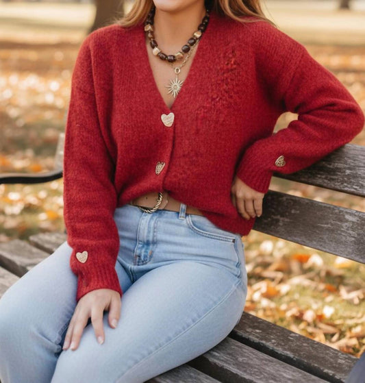 Heartland V-Ausschnitt Cardigan