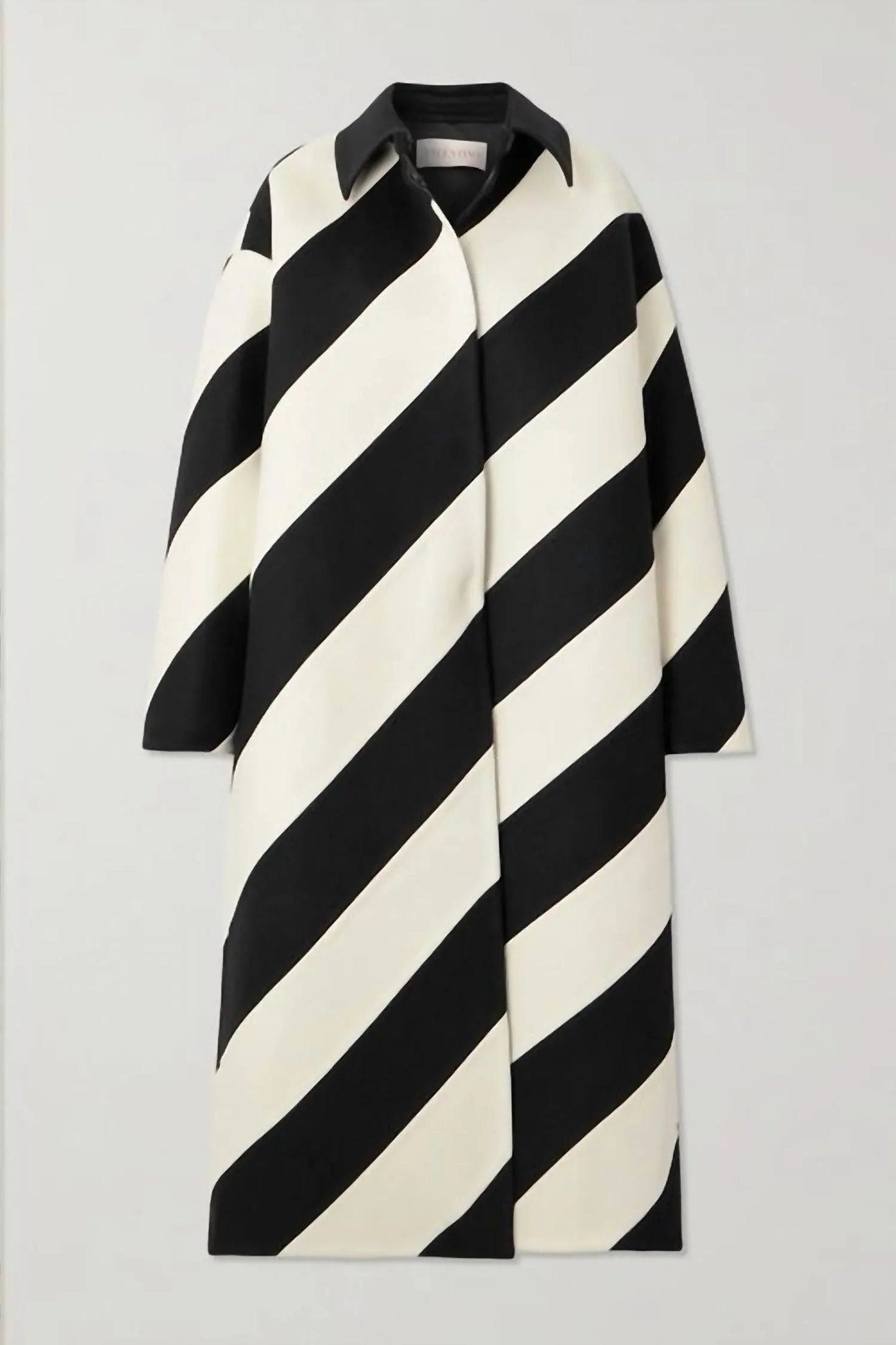 Oversized Striped Coat