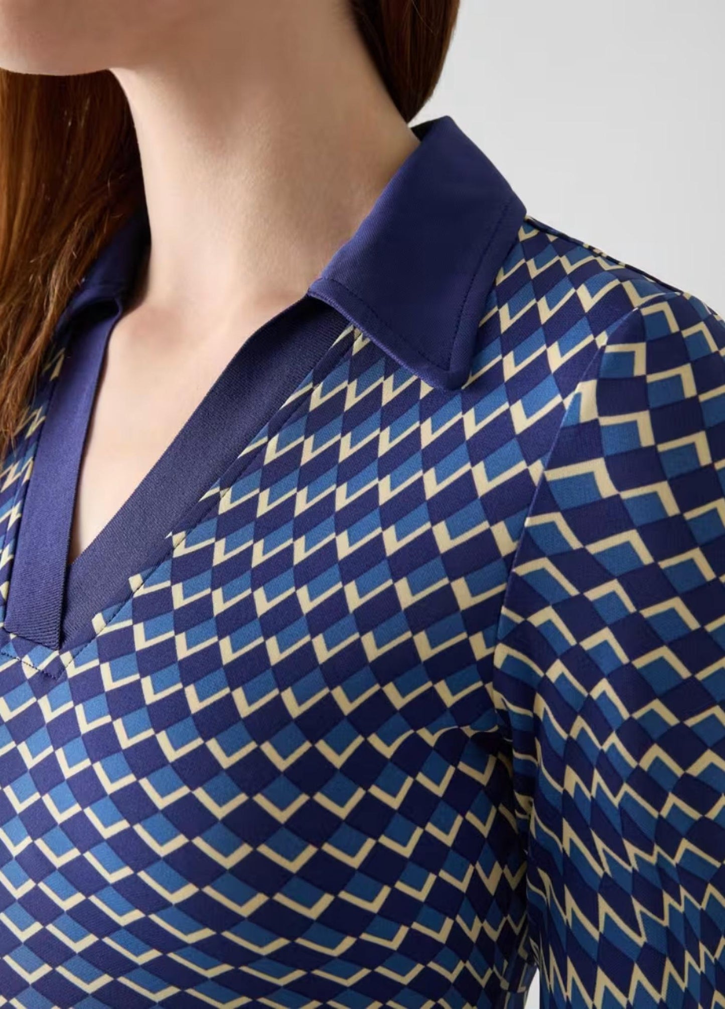 Brigitte Jersey Swirl Print Dress