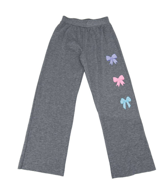 Mädchen-Tate-Teddy-Trio-Sweatpants mit weitem Bein