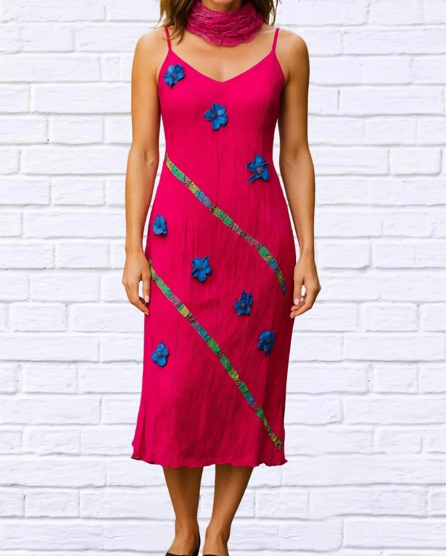Sibella Crushed-Kleid