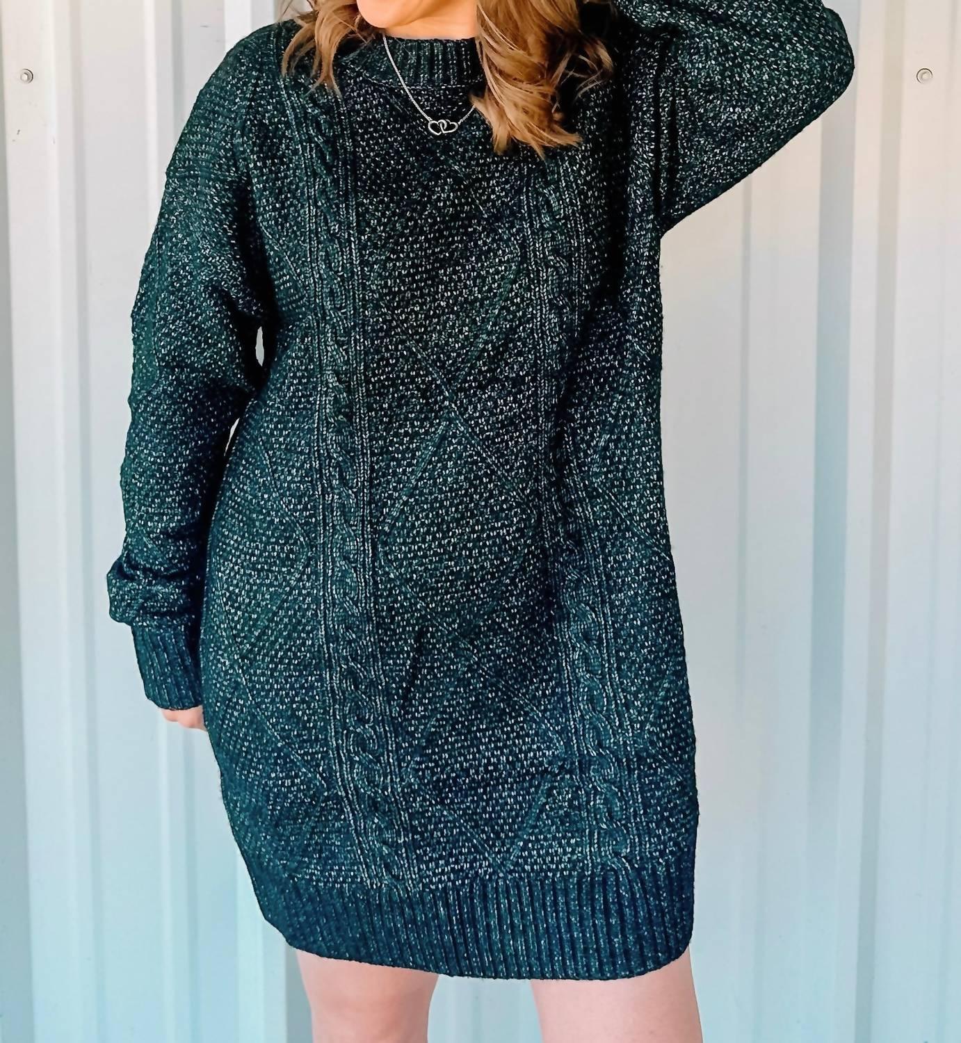 Langärmeliges Pulloverkleid