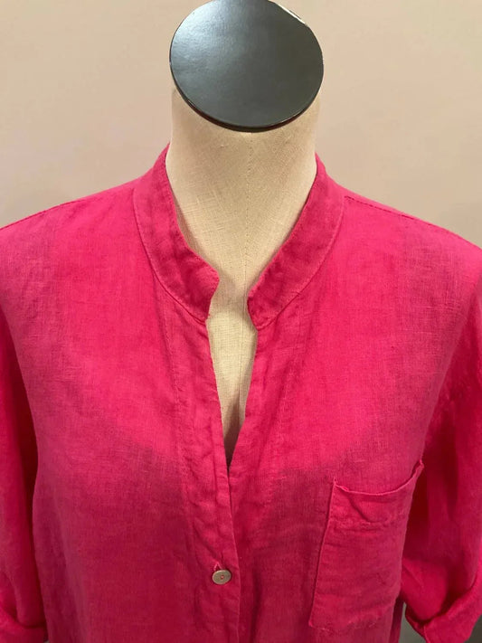 Women's Linen Button Down Shirt