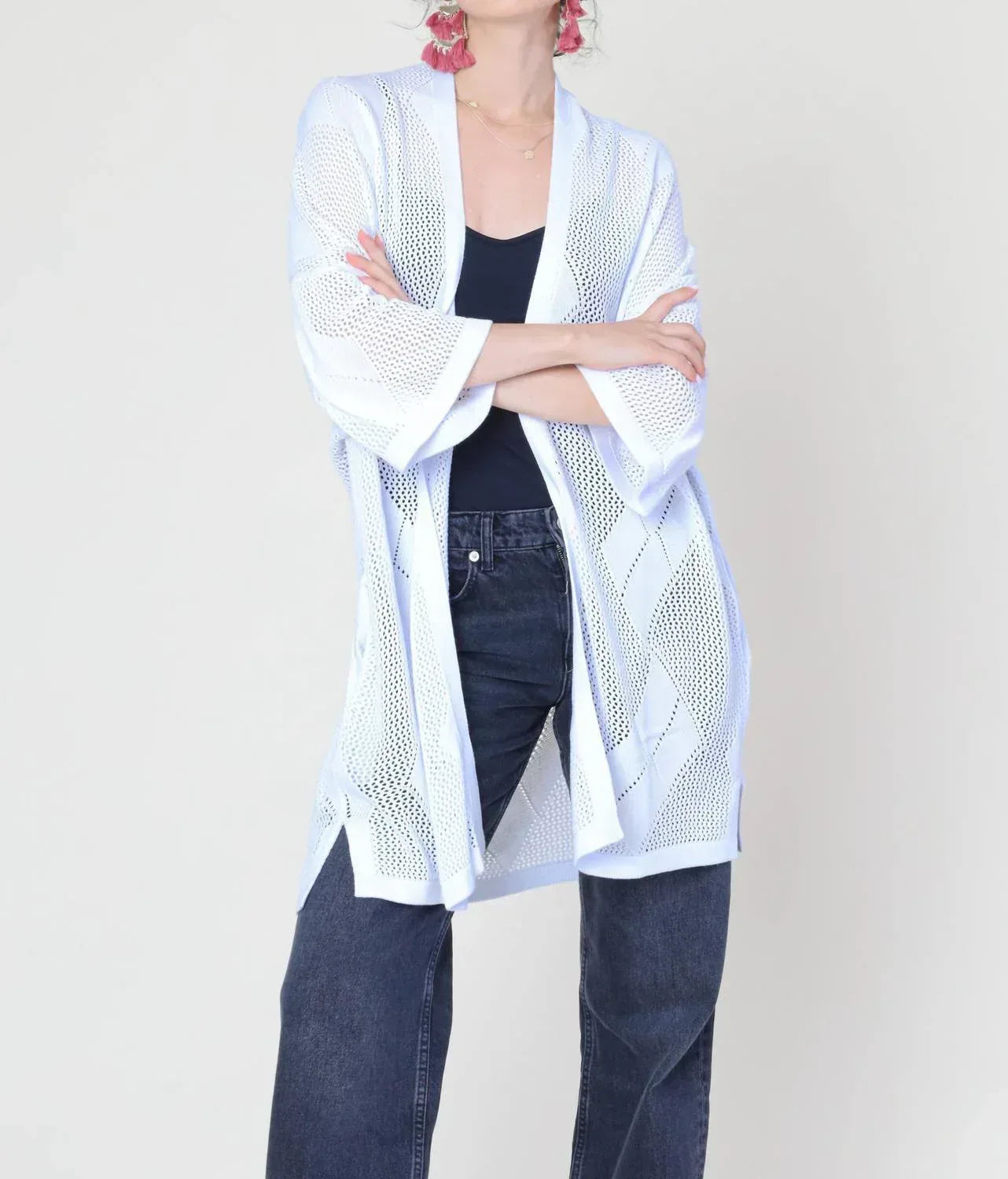 Strickjacke mit Muster