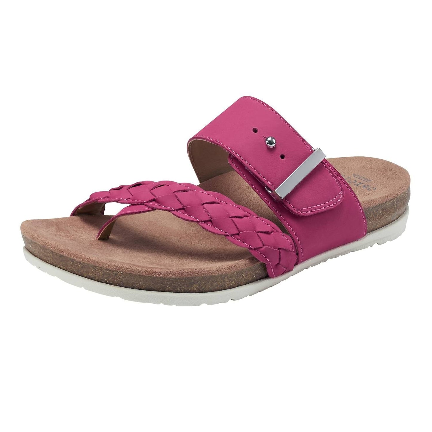 Damen Onida Slip-On-Ledersandalen