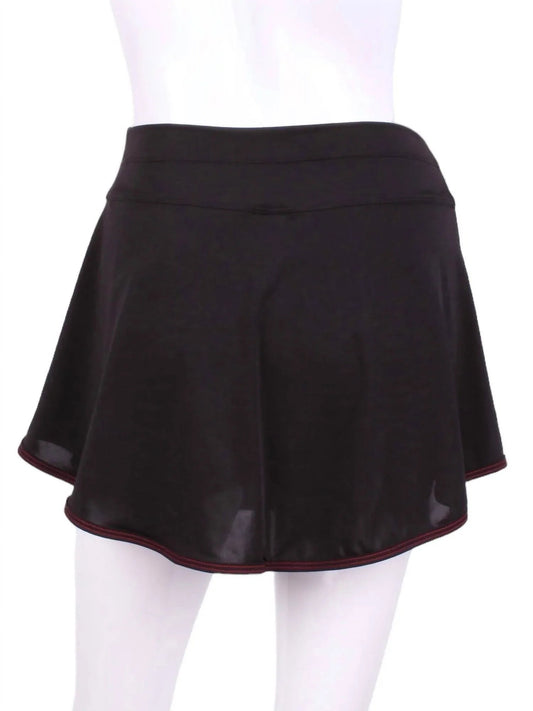 Women's Gladiator Tennis Skirt With Red Stitching