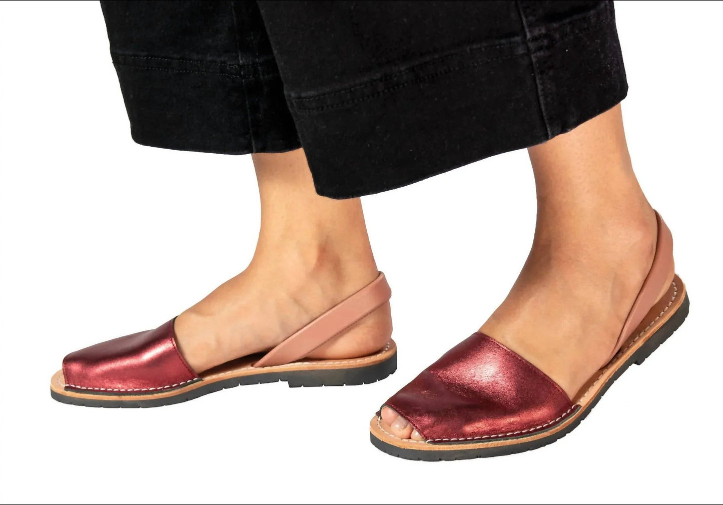 Avarca-Sandalen flach, schmal für Damen