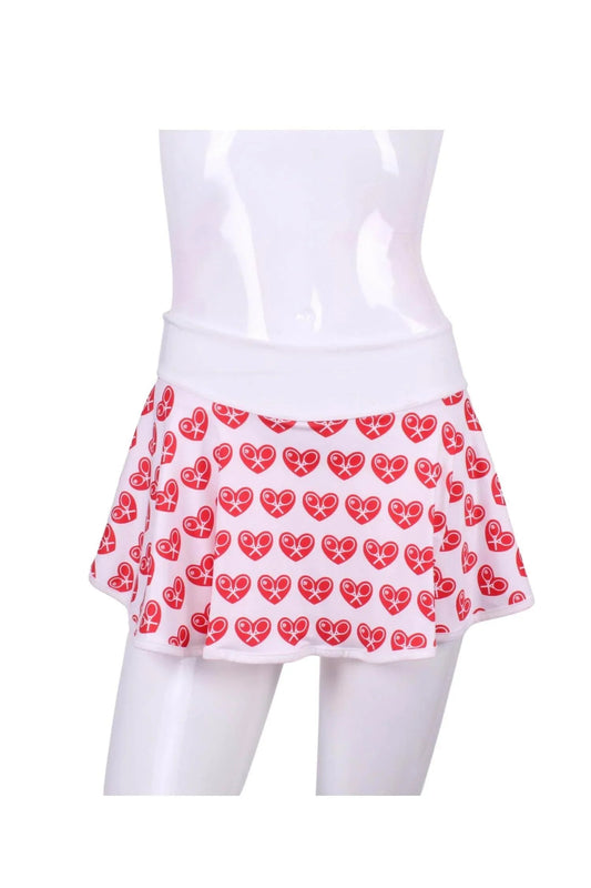 Women's Love O Tennis Skirt