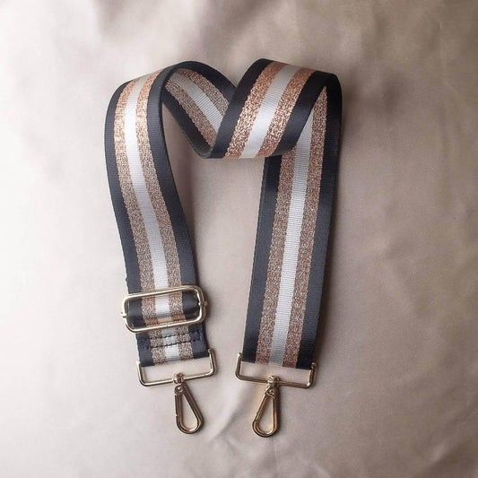 Women's Striped Detachable Adjustable Crossbody Purse Bag Strap