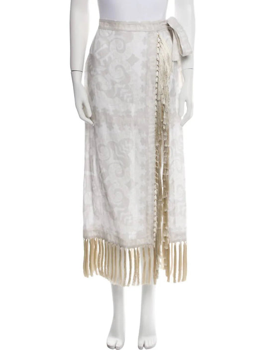 Women's Linen Knee-length Skirt