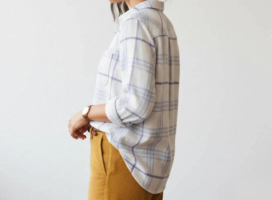 Emilie Button Down Shirt Plaid Shirt