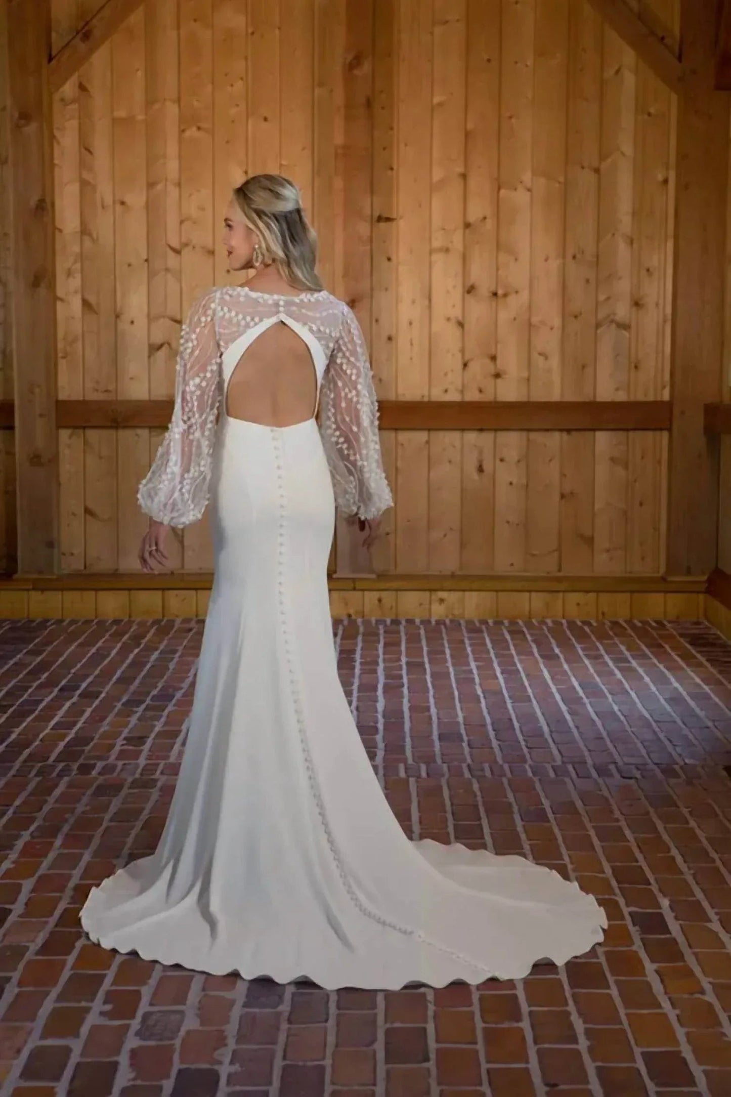 Modern Boho Wedding Dress