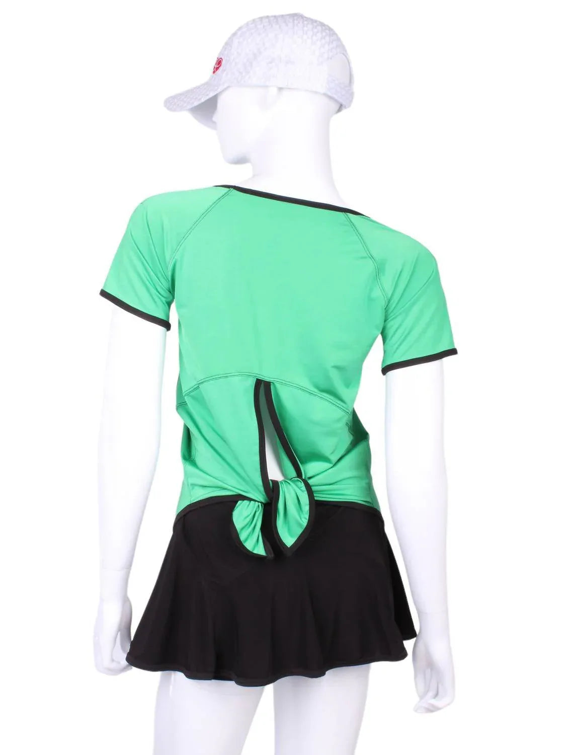 Women's Tie Back Short Sleeve Tennis Tee