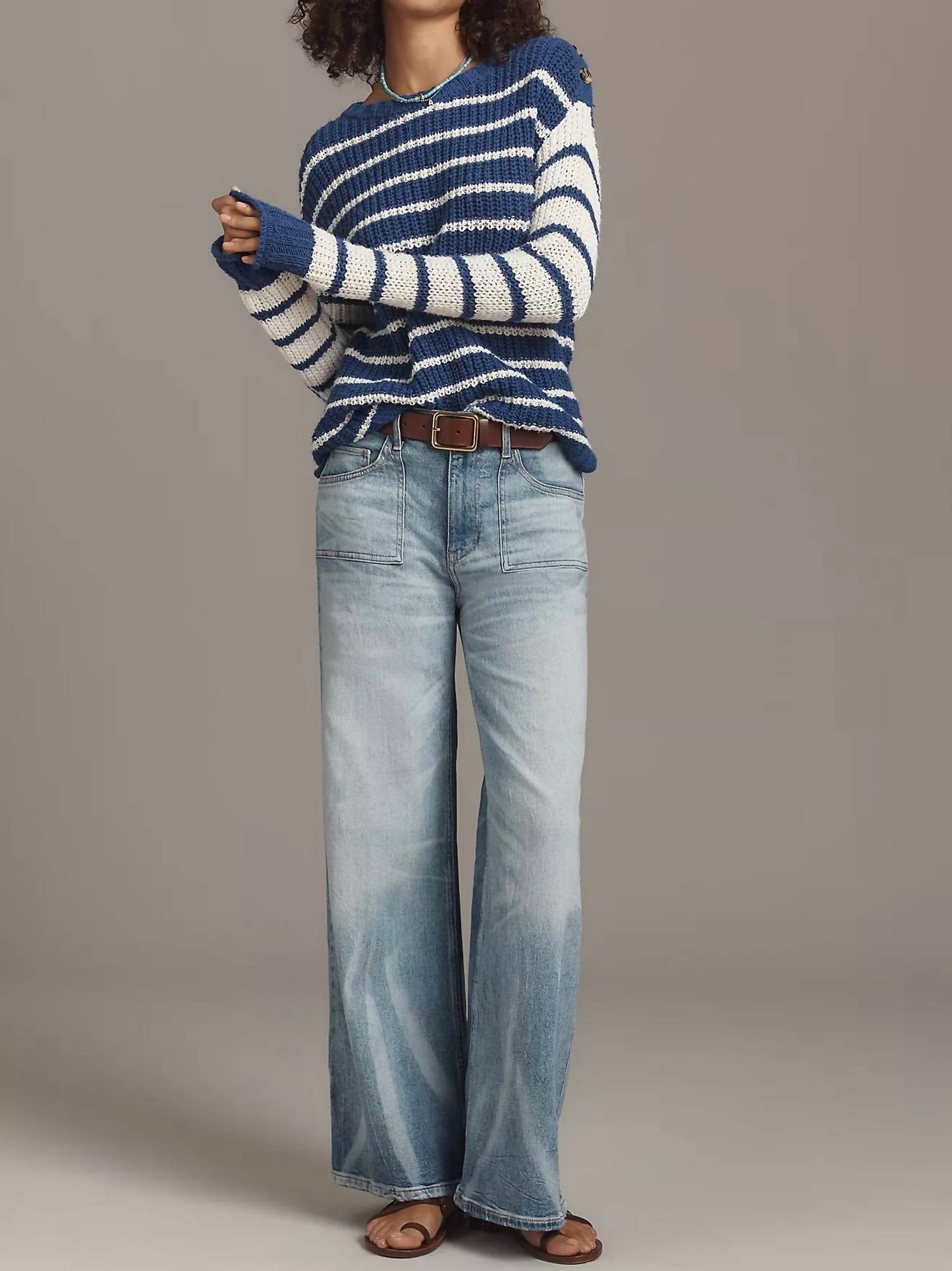 Heritage High Rise Wide Leg Jeans