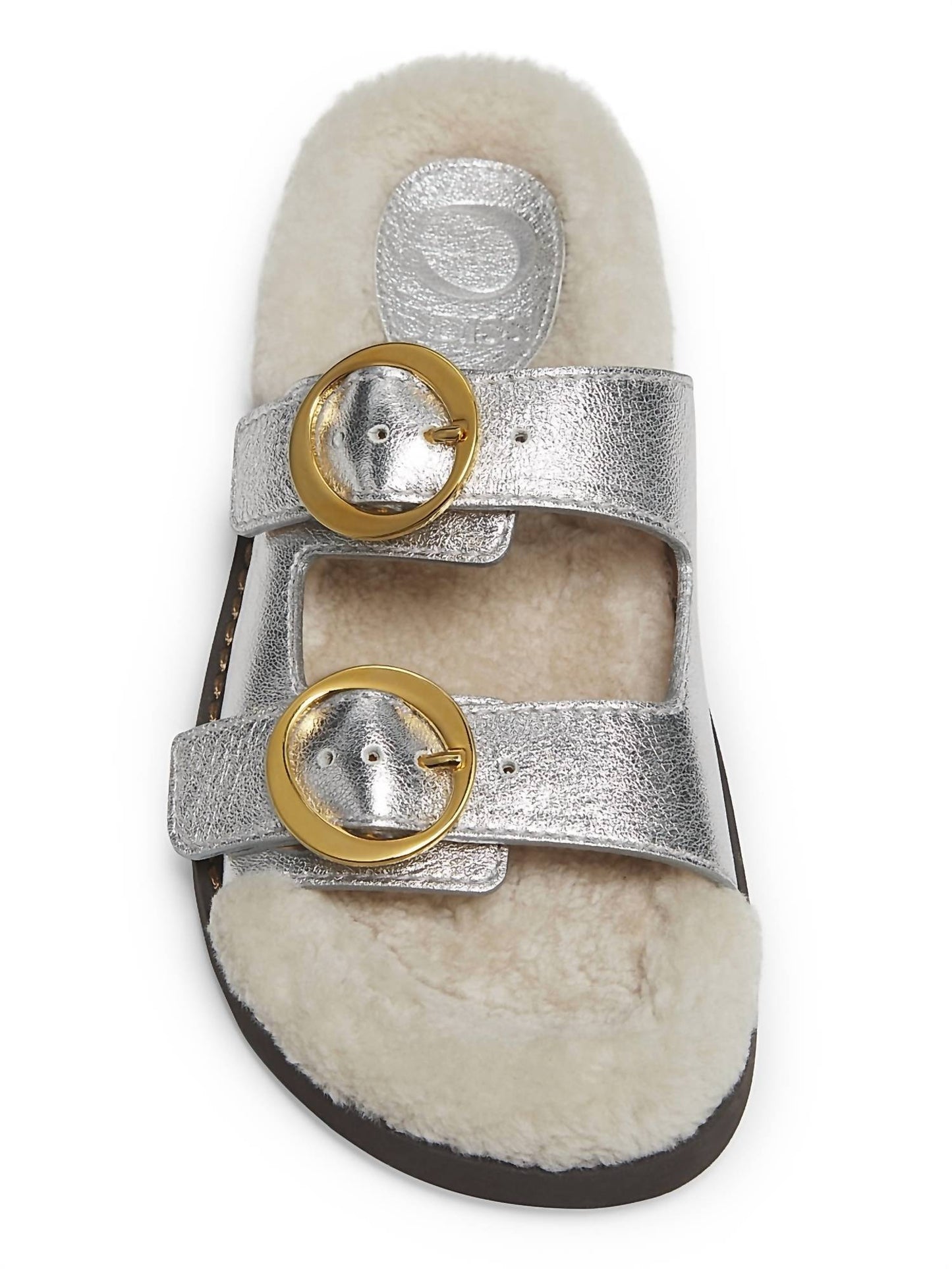 Damen-Metallic- & Lammfell-Pantoletten