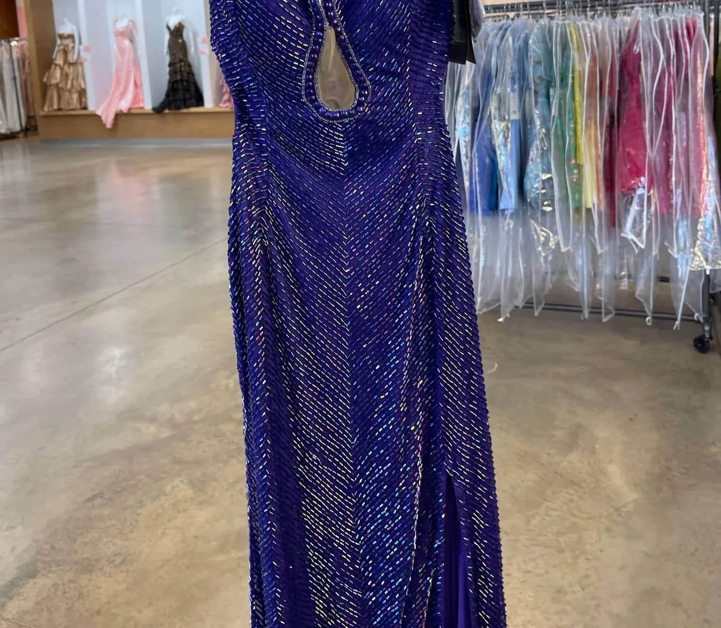 Women's Sweetheart With Slit Prom Dress