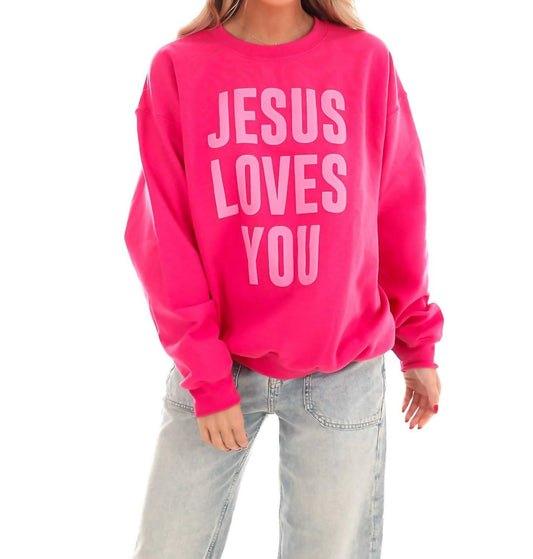 Jesus liebt dich Sweatshirt