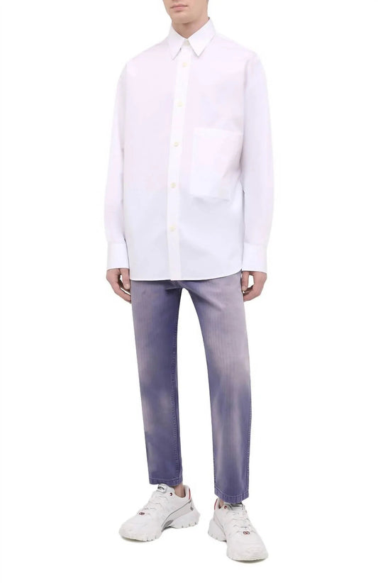 Chest Pocket Cotton Shirt