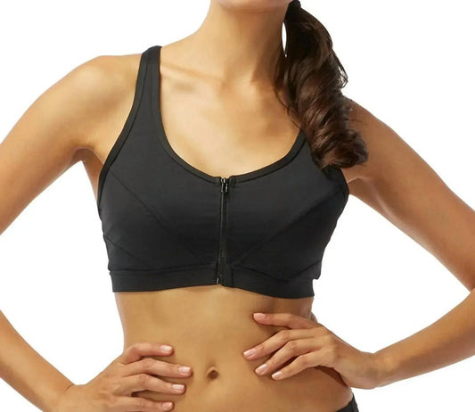 Barbados Dd-cup Pure Racer Back Zip Front Underwire Bikini Top