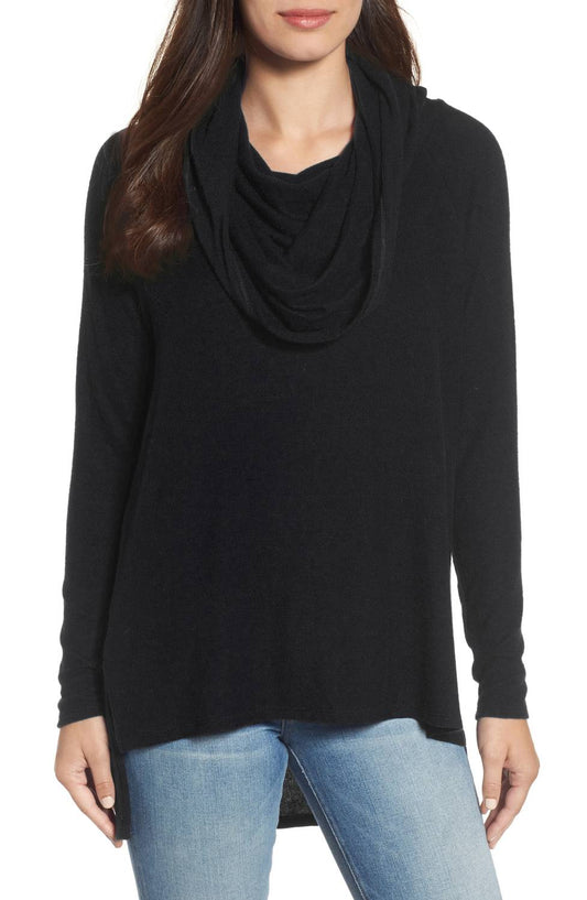 Convertible Neckline Cozy Fleece Tunic