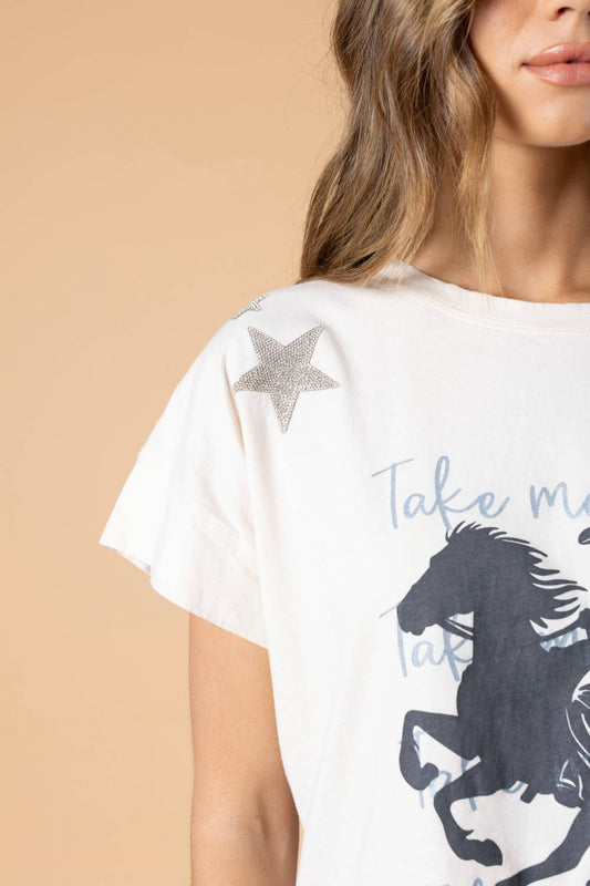 Take Me Away Hi-Lo Shirt