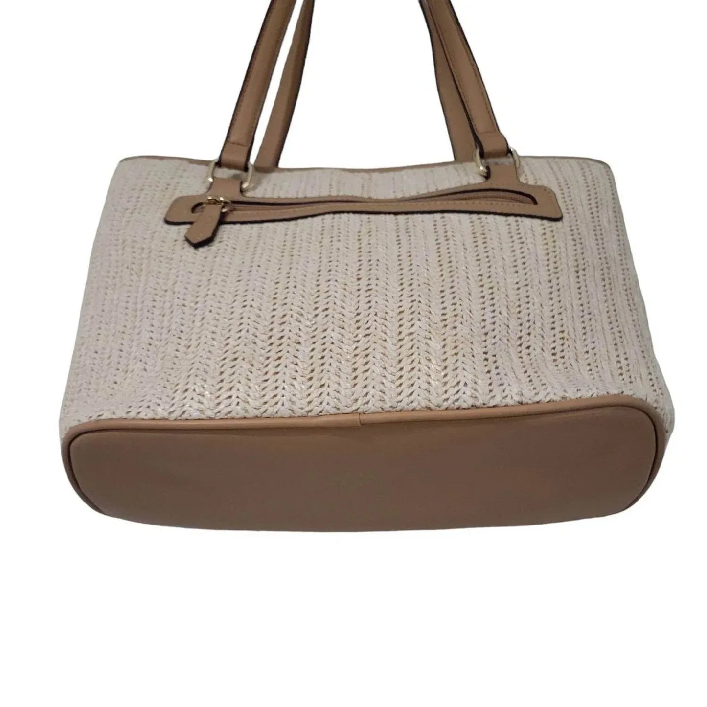 Klassische Strohtasche