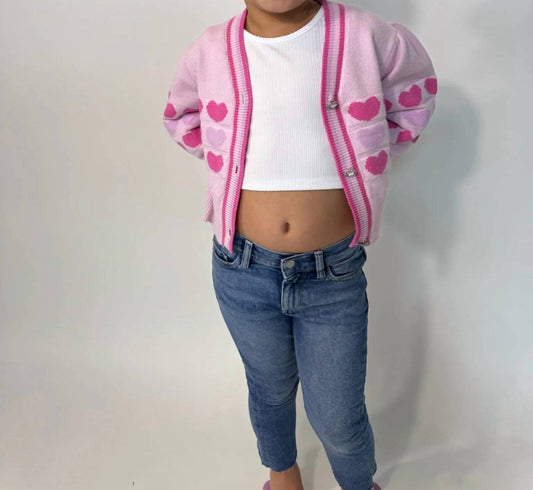 Mädchen-Cardigan „Celine Heart“