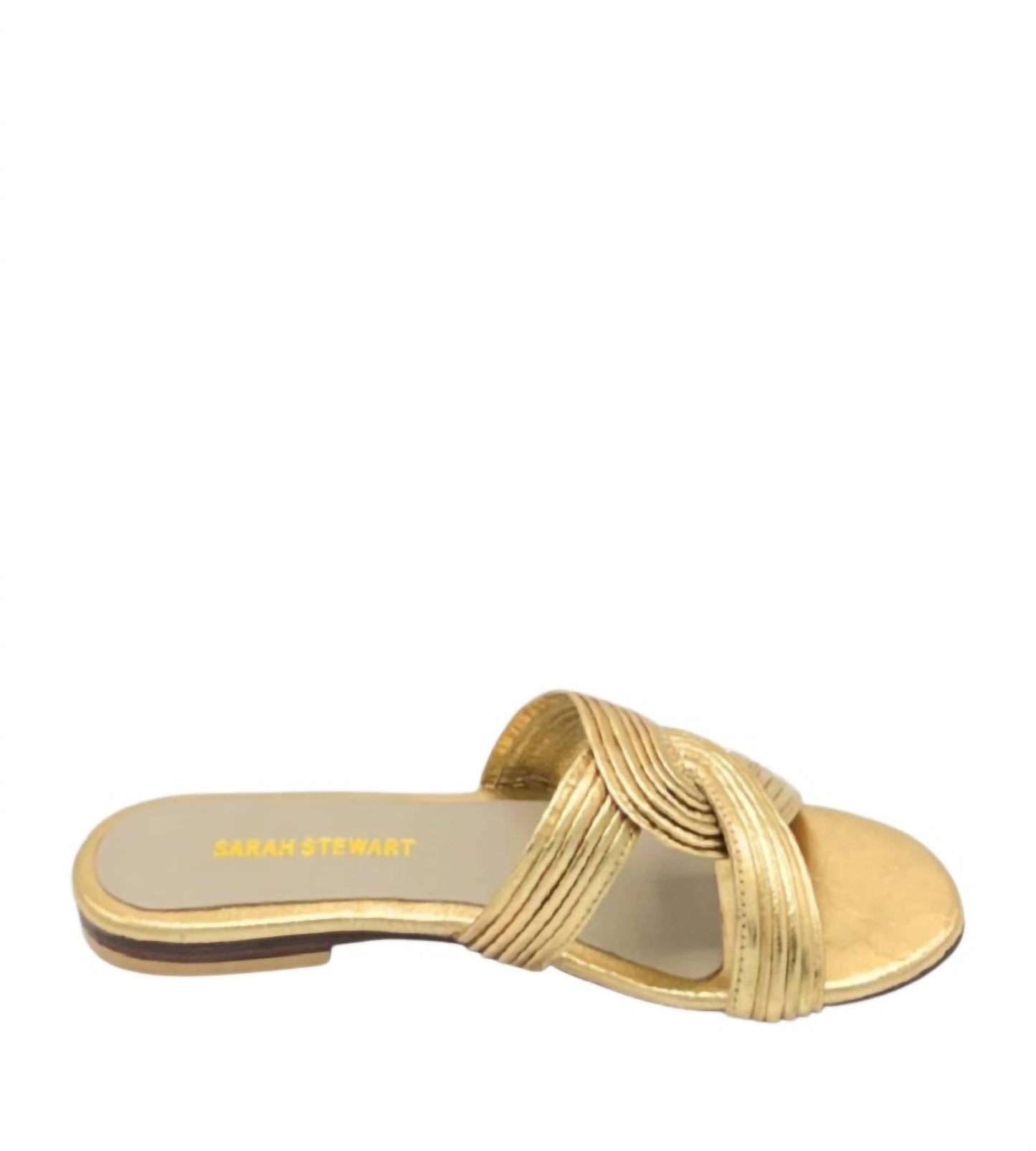 Damen Angela Swirl Leder-Sandalette