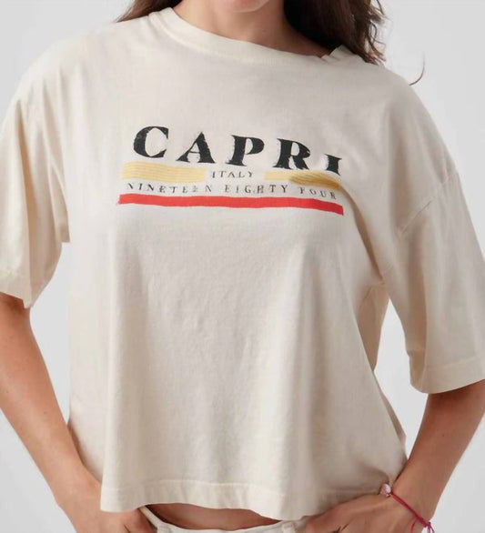 Damen Capri Boyfriend T-Shirt