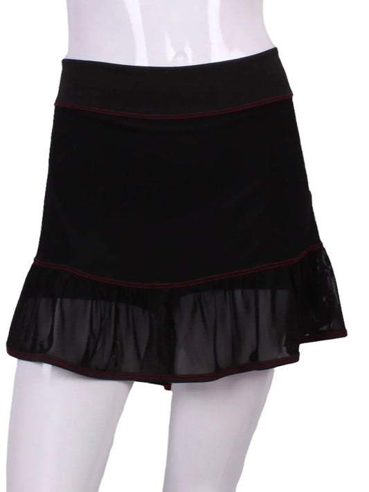 Women's Mesh Ruffle Skirt