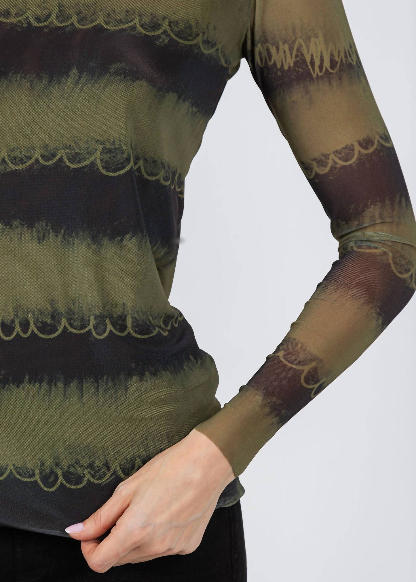 Florence Doppelt Transparente Oberteil