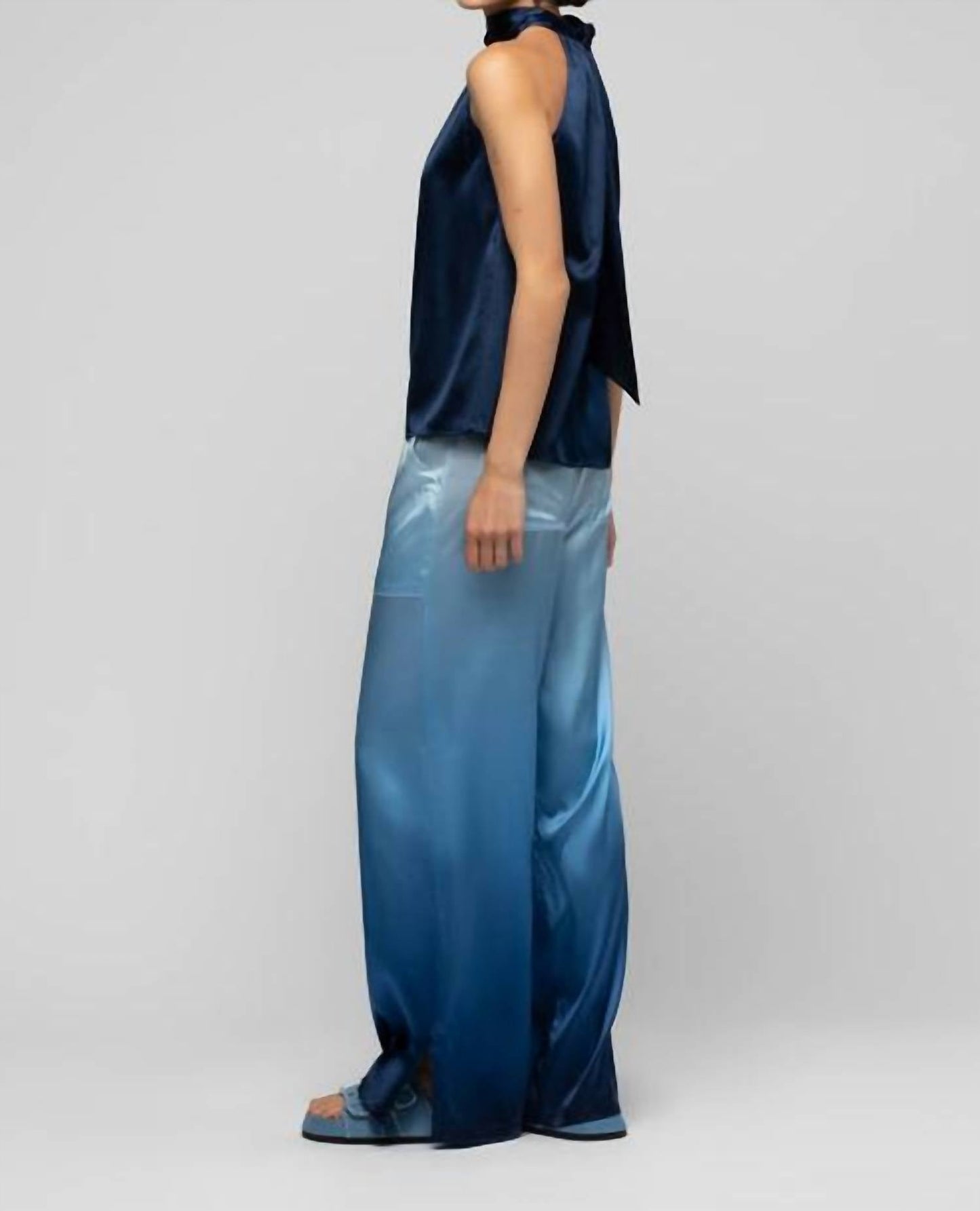 Taymee Silk Sleeveless Top