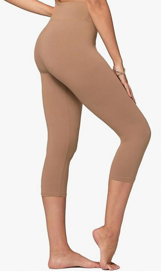 Women's Luxury Leggin Bamboo Fabric Capri
