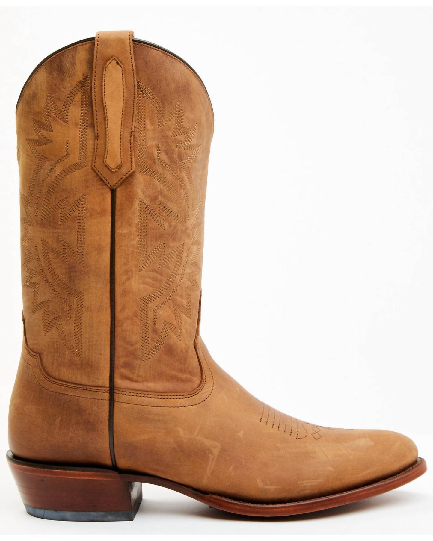 Herren Westernstiefel mit runder Zehenpartie