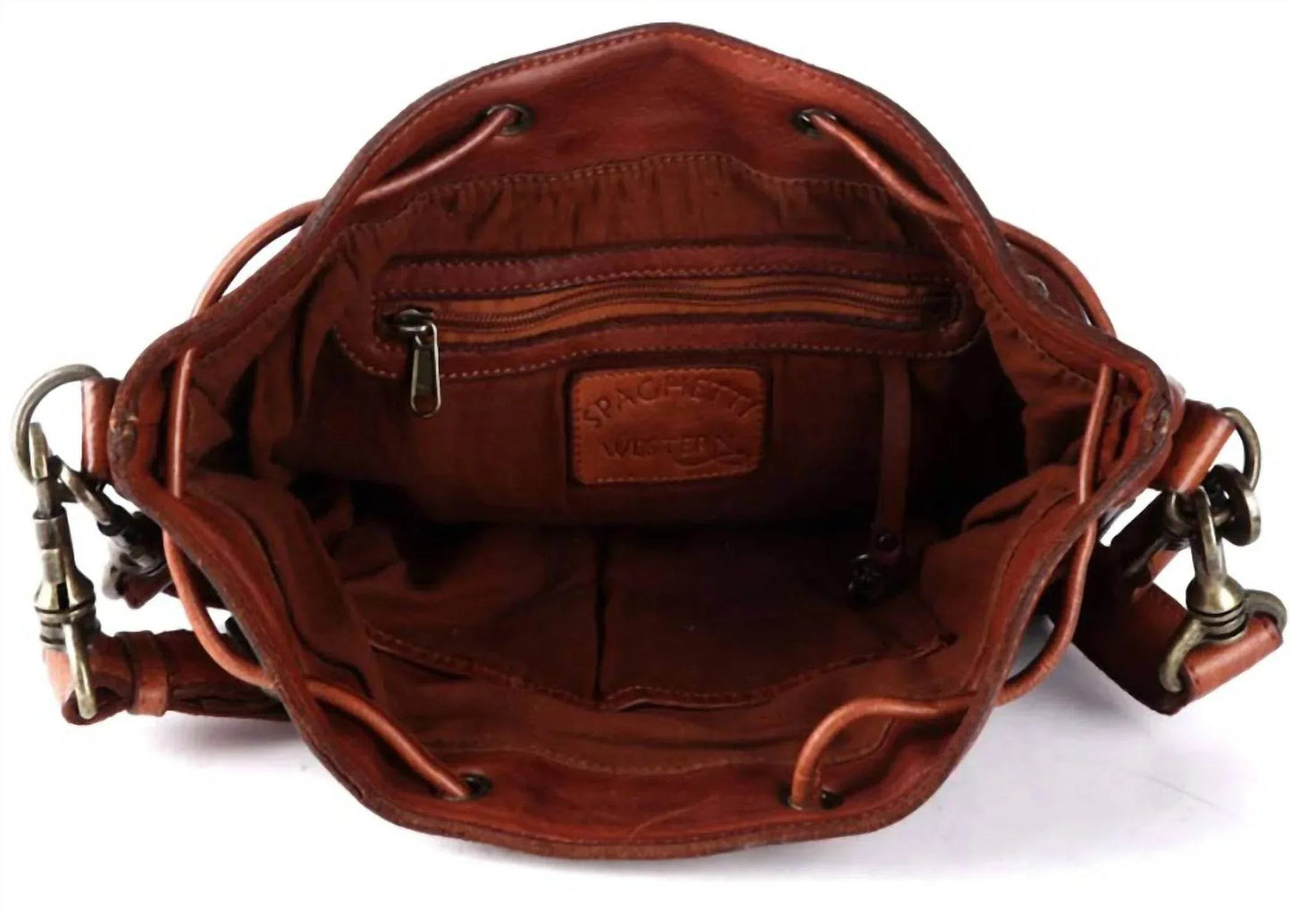 Leather Bucket Bag
